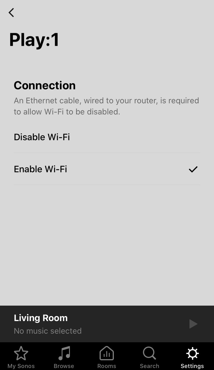 Disable WiFI for Sonos Speakers to EMF Eat. Live. Breathe. Well