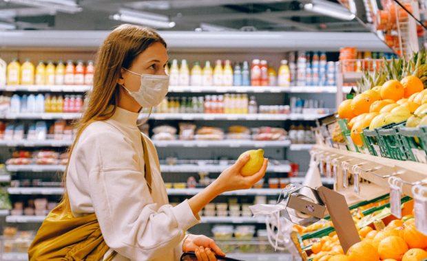 COVID-19: Wear a Mask Grocery Shopping