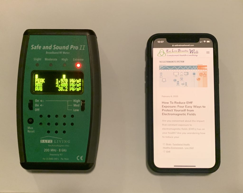 Measure EMFs - RF Meters