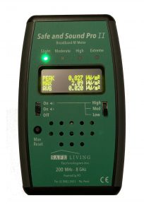 Measure EMFs - Safe and Sound Pro II - RF Meter